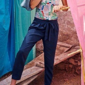 NWT Anthro Cartonnier Paperbag Cropped pants sz 4